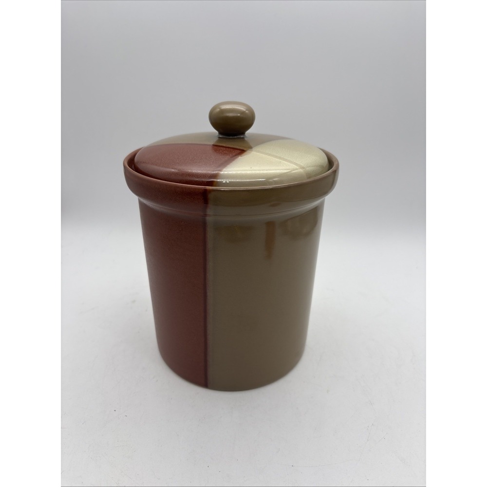 Sango "Gold Dust Sienna" 5039 7" Inch Large Canister